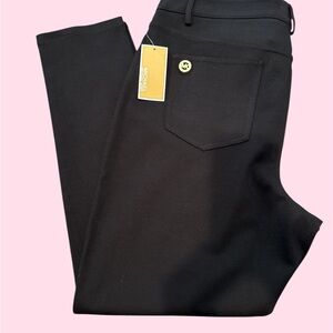 Michael Kors Black Skinny Leg Pants Mid-Rise XL